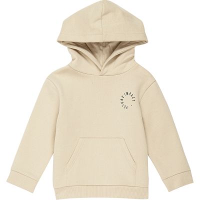Mini boys stone logo hoodie